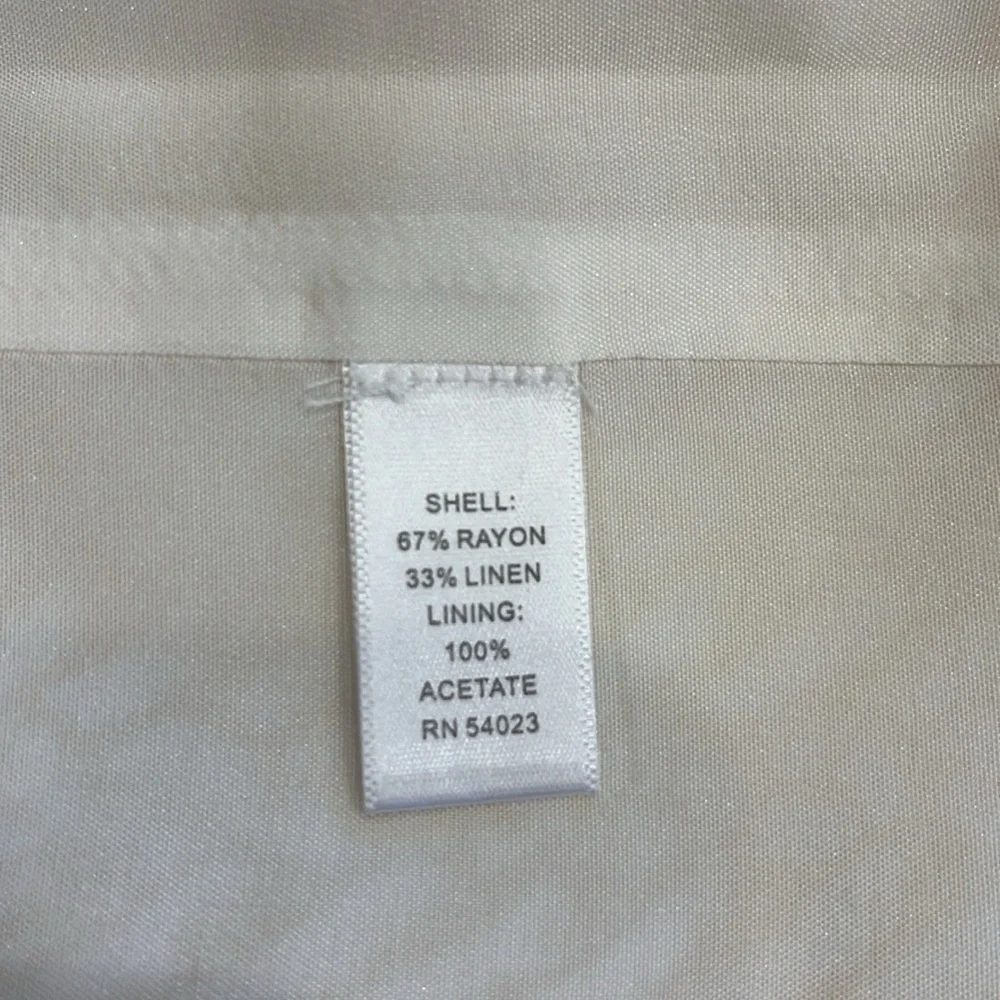 Banana Republic | Lined Pencil Skirt Rayon & Linen | Butter‎ Yellow | Size 6